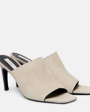 TOTEME Suede Mules - White