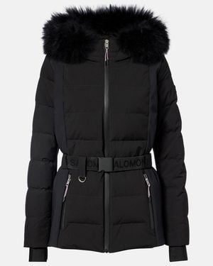 Yves Salomon Doudoune 64Cm Ski Jacket - Black