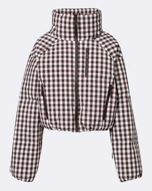 CORDOVA Cortina Gingham Ski Jacket - White