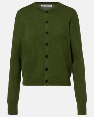 Acne Studios Wool Cardigan - Green
