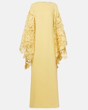 Oscar de la Renta Kaftan Aus Einem Seidengemisch - Gelb