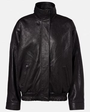 Acne Studios Leather Jacket - Black