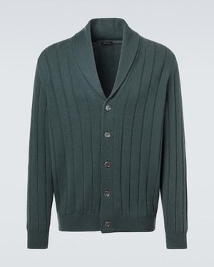Kiton Cardigan En Cachemire - Vert