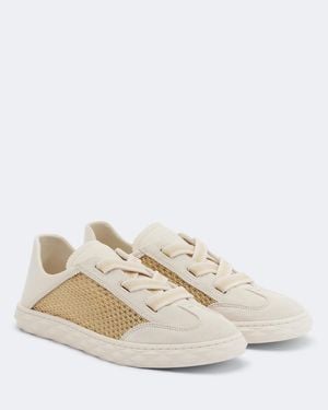 Jimmy Choo Diamond Light Flex Suede Trainers - White