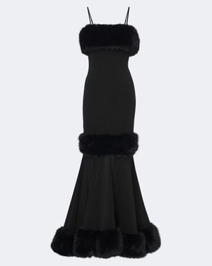 Nina Ricci Jersey Bustier Gown - Black