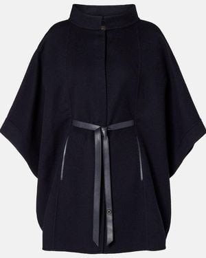 Loro Piana Salzburg Cashmere Cape - Blue