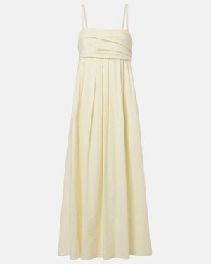 Proenza Schouler Label Claudine Poplin Midi Dress - White