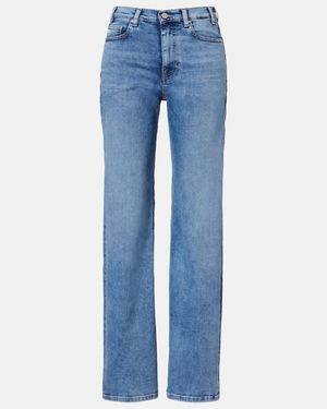 AG Jeans New Baggy Wide-Leg Jeans - Blue