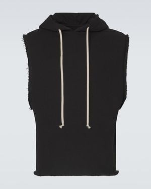 Rick Owens Cotton Jersey Vest - Black