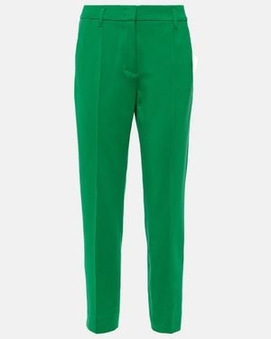 Dorothee Schumacher High-Rise Slim Trousers - Green