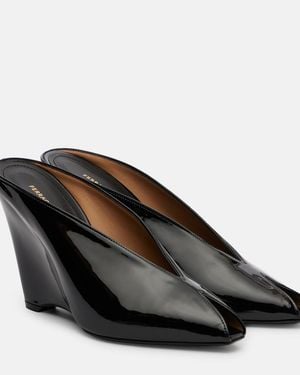 Ferragamo Wedge Sandals "Alicia" - Black