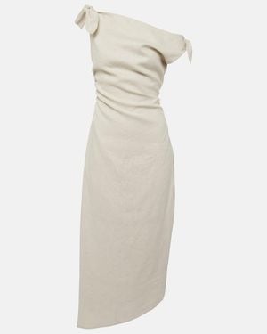 kait ruffled halter maxi dress Vanita Ruffled Halter Maxi Dress