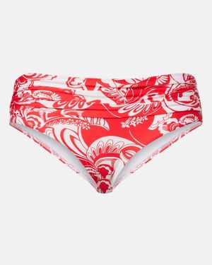 Melissa Odabash Bel Air Floral Bikini Bottoms - Red