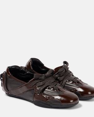 Acne Studios Slip-Ons Aus Leder - Braun
