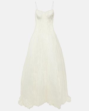 Danielle Frankel Bridal Robe Phoebe aus Satin - Weiß