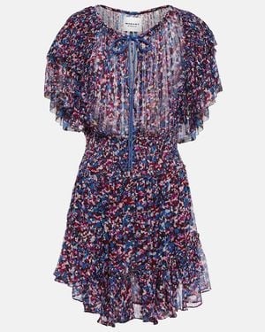 Isabel Marant Étoile Florise Mini Dress - Purple