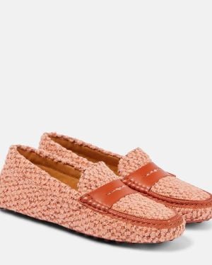 Tod's Gommino Boucle Driving Shoes - Pink