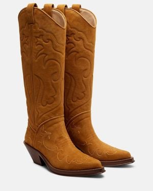 Gabriela Hearst Botas Cowboy Capitana De Ante - Marrón