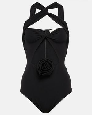 Magda Butrym Cutout Bodysuit - Black