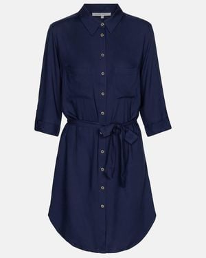 Heidi Klein Core Button-Down Shirt Dress - Blue