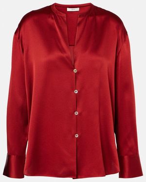 Vince Silk Blouse - Red
