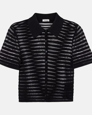 Jonathan Simkhai Larken Striped Top - Black