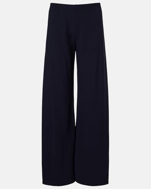 The Row Gala Cady Wide-Leg Trousers - Blue