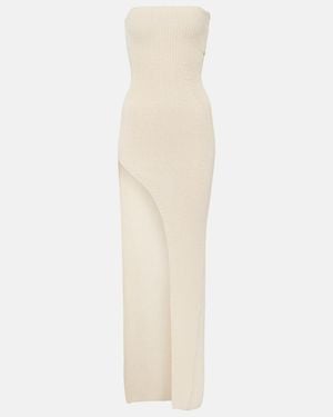 AYA MUSE Maxikleid Baika Aus Baumwollgemisch - Weiß