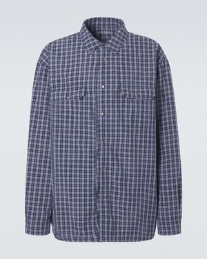 Maison Margiela Padded Reversible Overshirt - Blue