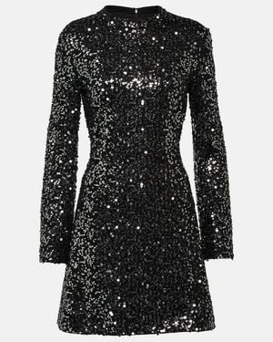 Jonathan Simkhai Safia Embellished Crepe Mini Dress - Black