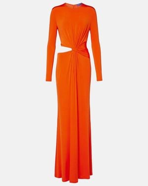 Ralph Lauren Cutout Maxi Dress - Orange
