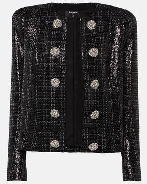 Balmain Jackets - Black
