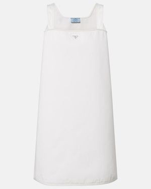 Prada Denim Minidress - White
