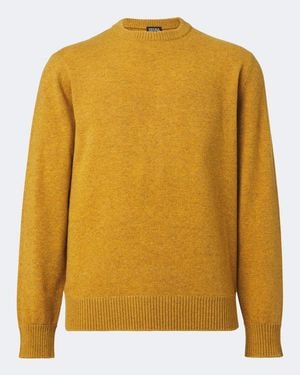 ZEGNA Wool And Cashmere Jumper - Yellow