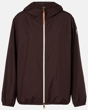 Moncler Fegeos Hooded Windbreaker - Brown
