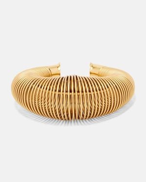 Alaïa Logo Cuff Bracelet - Metallic