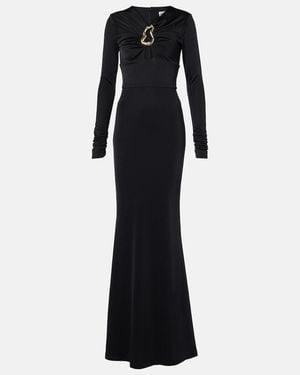 Rebecca Vallance Domenica Cutout Gown - Black