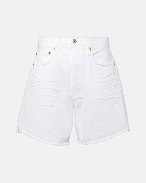 Citizens of Humanity Marlow High-Rise Denim Shorts - White