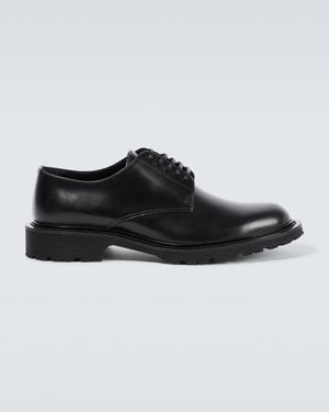 Saint Laurent Army Leather Derby Shoes - Black