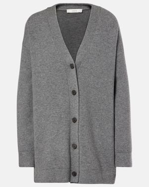 Vince Oversize Cardigan Aus Wollgemisch - Grau