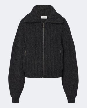 Lemaire Cardigan Aus Einem Alpakawolle Und Yakwolle - Schwarz