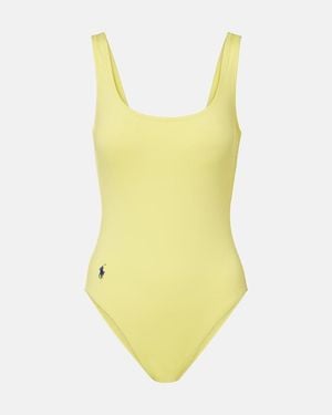 Polo Ralph Lauren Embroidered Swimsuit - Yellow