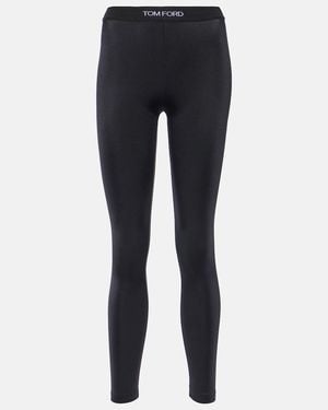 Tom Ford Jersey Leggings - Blue