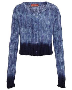 Altuzarra Stiles Tie-dye Silk Cardigan - Blue