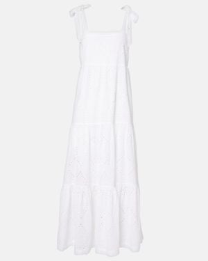 Heidi Klein Rhode Island Broderie Anglaise Maxi Dress - White