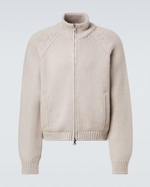 Our Legacy Ultra Wool Zip-Up Cardigan - Natural