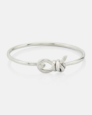 Bottega Veneta Pulsera Knot De Plata De Ley - Neutro