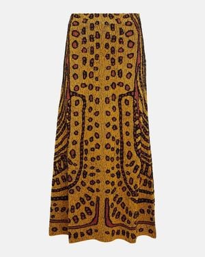 Altuzarra Snell High-Rise Maxi Skirt - Metallic