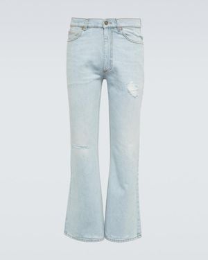 ERL Mid-Rise Flared Jeans - Blau