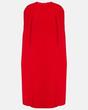 Stella McCartney Caped Midi Dress - Red